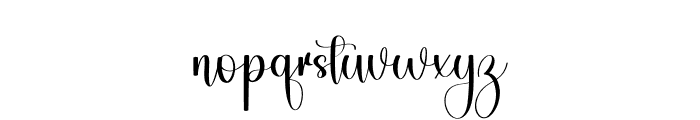 Father Thinking Font LOWERCASE