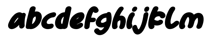 Father's Silhouette Italic Font LOWERCASE