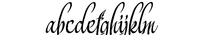 FathiAlquiry-Regular Font LOWERCASE