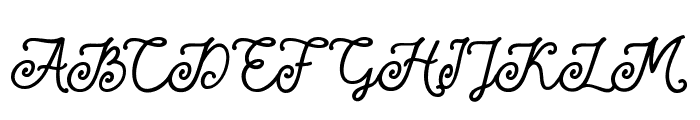 Fathia Signature Font UPPERCASE