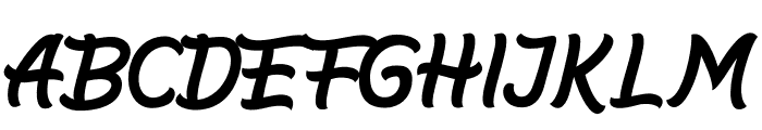 Fathing Font UPPERCASE