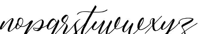 Fathir Script Font LOWERCASE
