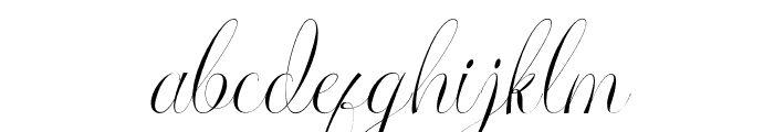 Fathiyya Script Font LOWERCASE