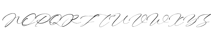 Fathony King Font UPPERCASE