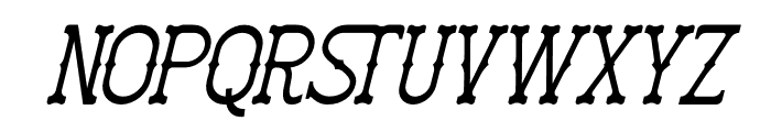 Fatient Italic Font UPPERCASE