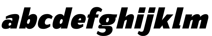 Fatimurgeno Oblique Black Font LOWERCASE