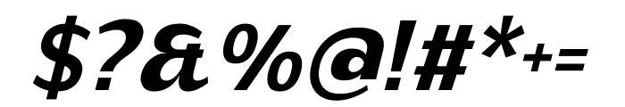 Fatimurgeno Oblique Bold Font OTHER CHARS