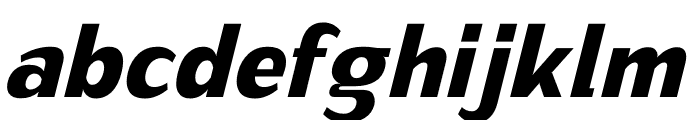 Fatimurgeno Oblique Bold Font LOWERCASE