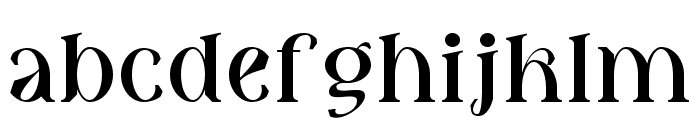 Fatin Gengky Regular Font LOWERCASE