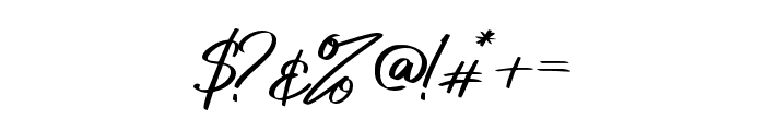 Fatmine Signature Font OTHER CHARS