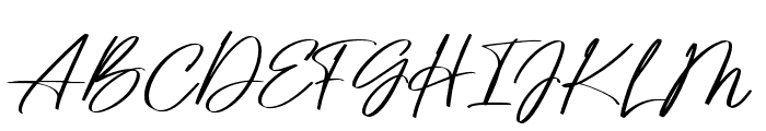 Fatmine Signature Font UPPERCASE