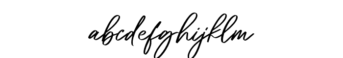 Fatmine Signature Font LOWERCASE