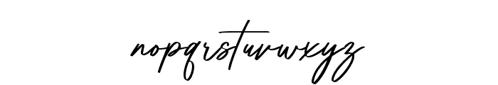 Fatmine Signature Font LOWERCASE