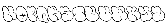 Fatsy-Outline Font UPPERCASE