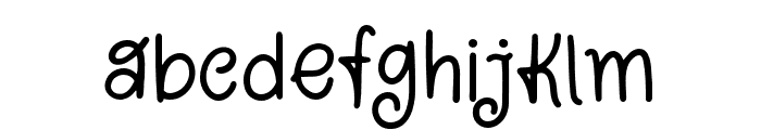 FatsyRegular Font LOWERCASE