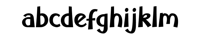 Fatty Bright Font LOWERCASE