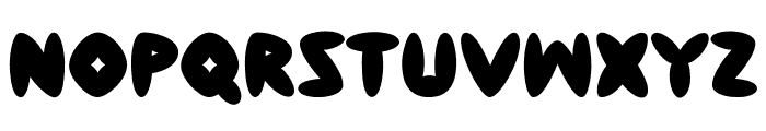 Fatty Bubble Font UPPERCASE