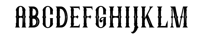 Fatumbrutum Condensed Font UPPERCASE