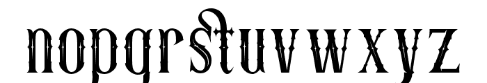 Fatumbrutum Condensed Font LOWERCASE