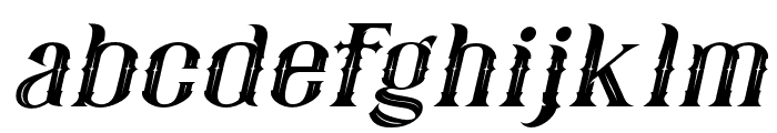 Fatumbrutum Italic Font LOWERCASE