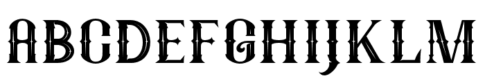 Fatumbrutum Regular Font UPPERCASE