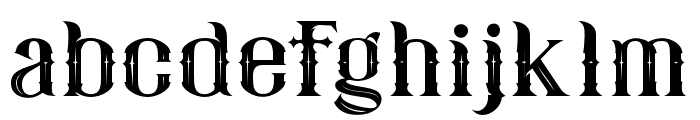 Fatumbrutum Regular Font LOWERCASE