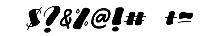Fatype Italic Regular Font OTHER CHARS