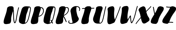 Fatype Italic Regular Font UPPERCASE