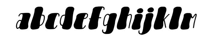 Fatype Italic Regular Font LOWERCASE