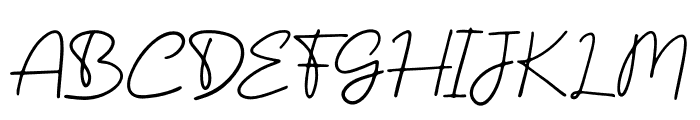 Faugllin Balseyn Font UPPERCASE