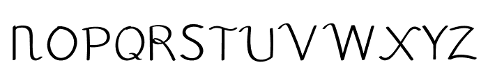 Fausta Script Font UPPERCASE