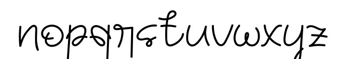 Fauzia Font LOWERCASE