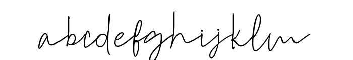 Fayette Signature Font LOWERCASE