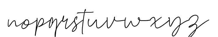 Fayette Signature Font LOWERCASE