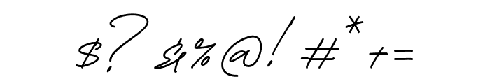 Fayetteville Signature Regular Font OTHER CHARS