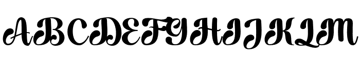 Fayla Regular Font UPPERCASE