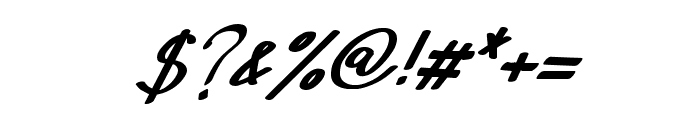 Faywood Italic Font OTHER CHARS