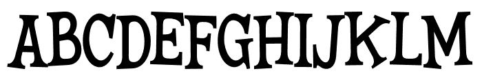 Fear Night Font UPPERCASE