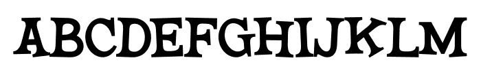 Fear Night Font LOWERCASE