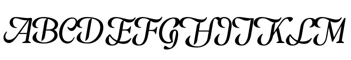 Fearlessly Authentic-Italic Font UPPERCASE