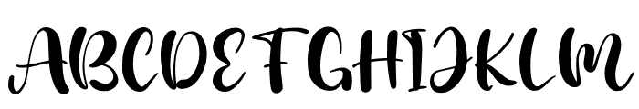 Featherless Font UPPERCASE