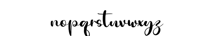 Featherless Font LOWERCASE