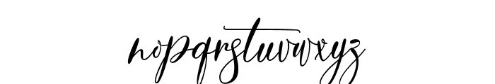 Feathery Font LOWERCASE