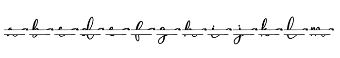 Febriella Monogram Font UPPERCASE