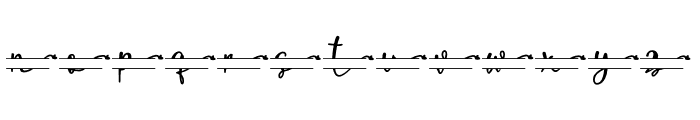 Febriella Monogram Font UPPERCASE