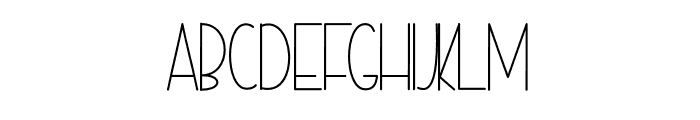 February Right Font LOWERCASE