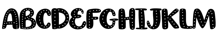 Feel Free Font UPPERCASE