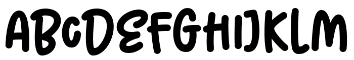 Feeling Lucky Font UPPERCASE