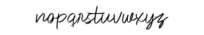 Feeling Signature Font LOWERCASE