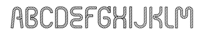 Feelplus Rope Font UPPERCASE